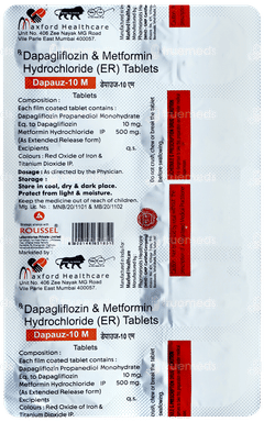 Dapauz 10 M Tablet Er 10