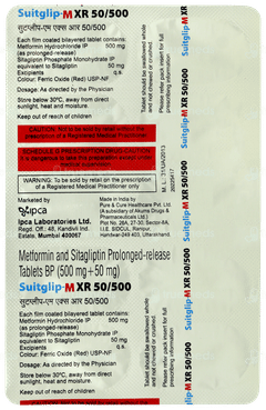 Suitglip M Xr 50/500 Tablet Pr 10