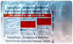 Glucreta Gm 10/2/500 Tablet 10