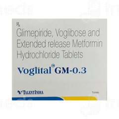 Voglital GM 0.3 Tablet 15