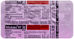 Nifedules Rt 30 Tablet 15