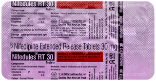 Nifedules Rt 30 Tablet 15