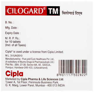 Cilogard Tm Tablet 10