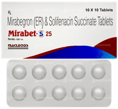 Mirabet S 25 Tablet 10