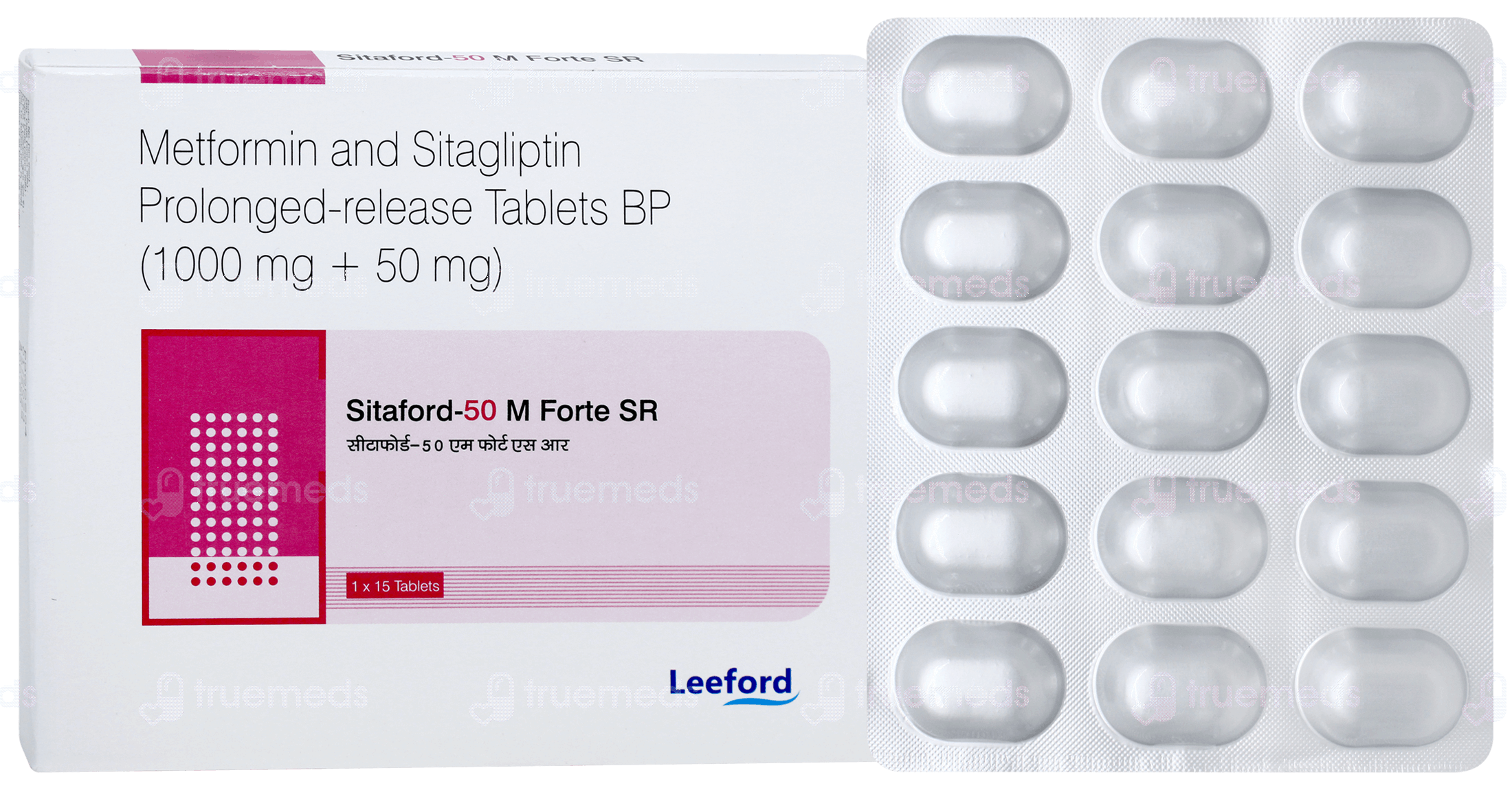 Sitaford 50 M Forte Sr Tablet Pr 15 - Uses, Side Effects, Dosage, Price ...