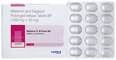 Sitaford 50 M Forte Sr Tablet Pr 15