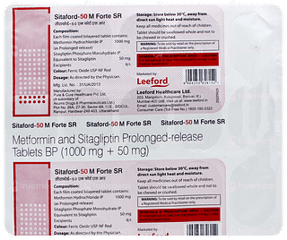 Sitaford 50 M Forte Sr Tablet Pr 15