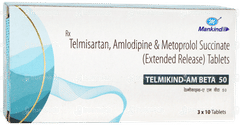 Telmikind Am Beta 50 Tablet 10 Telmikind Am Beta 50 Tablet 10