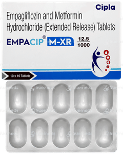 Empacip M Xr 12.5/1000 Tablet 10