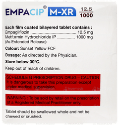 Empacip M Xr 12.5/1000 Tablet 10
