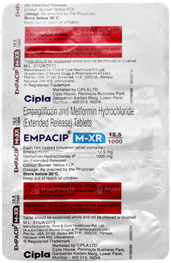Empacip M Xr 12.5/1000 Tablet 10
