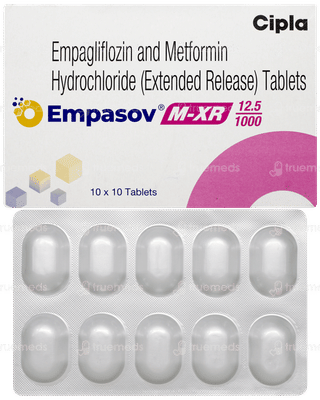 Empasov M Xr 12.5/1000 Tablet 10
