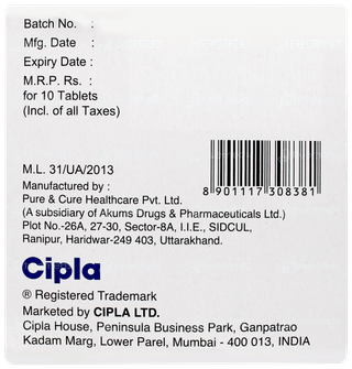 Empasov M Xr 12.5/1000 Tablet 10