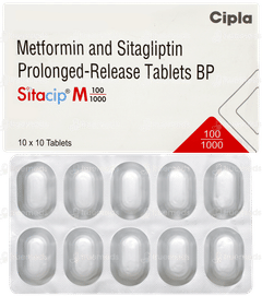 Sitacip M 100/1000 Tablet Pr 10