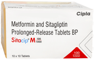 Sitacip M 100/1000 Tablet Pr 10