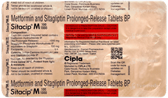 Sitacip M 100/1000 Tablet Pr 10