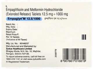Empaglyn M 12.5/1000 Tablet 10