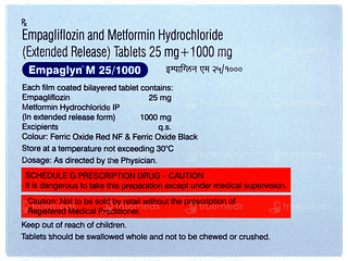 Empaglyn M 25/1000 Tablet 10