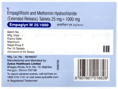 Empaglyn M 25/1000 Tablet 10 Empaglyn M 25/1000 Tablet 10