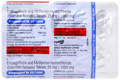 Empaglyn M 25/1000 Tablet 10 Empaglyn M 25/1000 Tablet 10