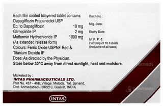 Zoryl Md 2/1000 Tablet 10