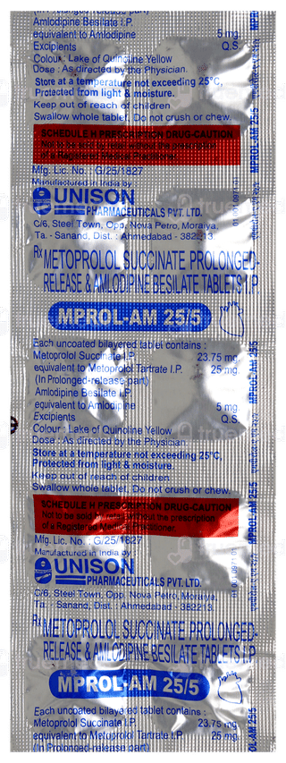 Mprol Am 25/5 Tablet 10