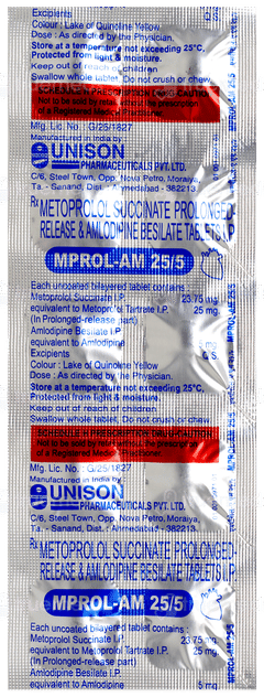 Mprol Am 25/5 Tablet 10