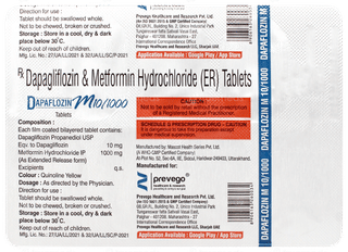 Dapaflozin M 10/1000 Tablet 7