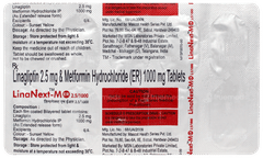 Linanext M Er 2.5/1000 Tablet 10