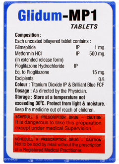 Glidum Mp1 Tablet Er 10 Glidum Mp1 Tablet Er 10