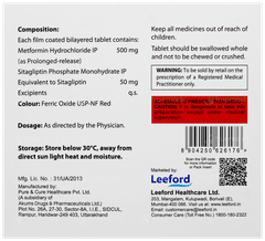Sitaliptin 50 M Sr Tablet Pr 15