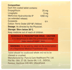 Ajaduo M Forte 25 Tablet 10