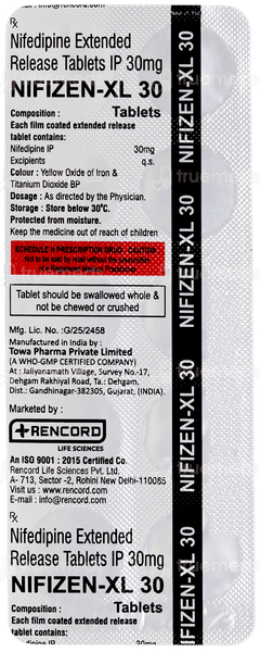 Nifizen Xl 30 Tablet 10