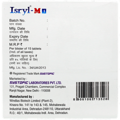 Isryl M 1 Tablet Pr 15 Isryl M 1 Tablet Pr 15