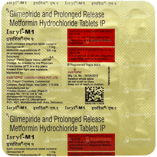 Isryl M 1 Tablet Pr 15
