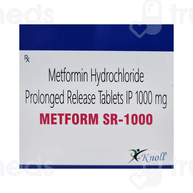 Metfiorm Metform Sr 1000 Tablet Pr 10 - Uses, Side Effects, Dosage, Price | Truemeds