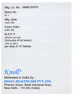 Metform Sr 1000 Tablet Pr 10