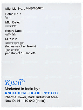 Metform Sr 1000 Tablet Pr 10