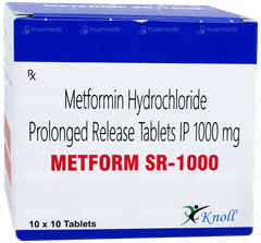 Metform Sr 1000 Tablet Pr 10