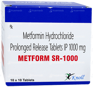 Metform Sr 1000 Tablet Pr 10