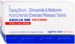 Azulix Dm 10/1/500 Tablet 10 Azulix Dm 10/1/500 Tablet 10