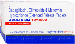 Azulix Dm 10/1/500 Tablet 10
