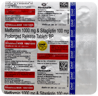 Sitabless Mxr 100/1000 Tablet 15