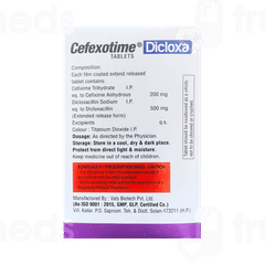 Cefexotime Dicloxa Tablet 10