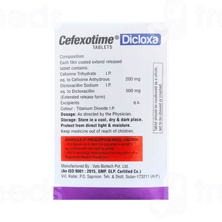 Cefexotime Dicloxa Tablet 10