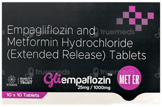 Gliempaflozin Met Er 25mg/1000mg Tablet 10