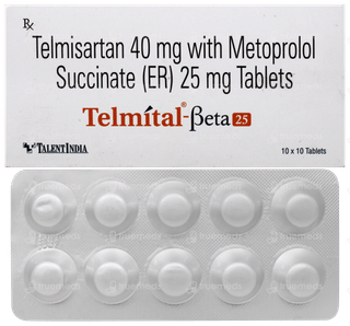 Telmital Beta 25 Tablet 10
