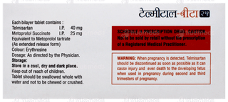 Telmital Beta 25 Tablet 10