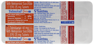 Telmital Beta 25 Tablet 10