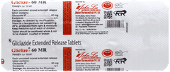 Gliclize 60 Mr Tablet Er 10